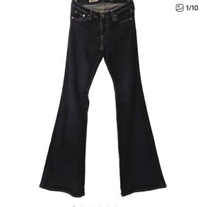 AG Adriano Goldschmied The Belle Flare Low Rise Bell Bottoms Denim Jeans 27